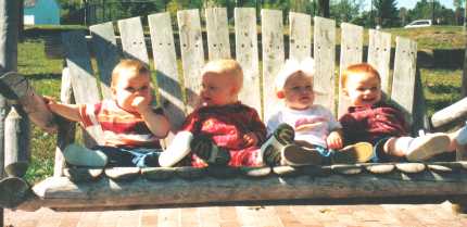 left to right: Isaac, Evan, Mikayla, Michael