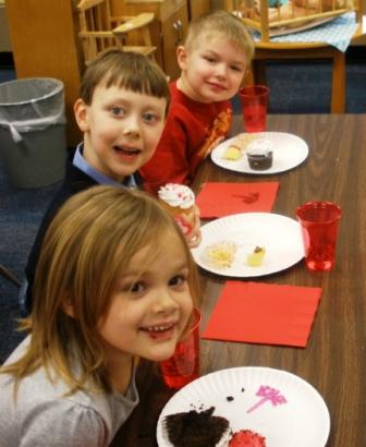 l to r: Bella, Evan, Conner