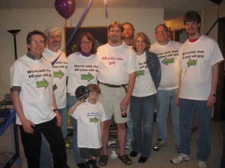 back row, l to r  Steve VanLiew, Rob Eckenwyler, Becky Gunn, Dave Whitaker, Chris Gunn, Susie Simpson, Len Platt, Mark Whitaker. Evan Whitaker in front.