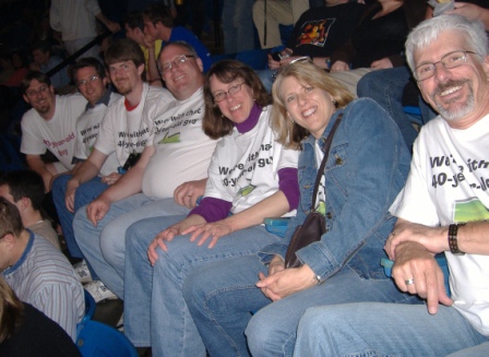 left to right  Dave Whitaker, Steve VanLiew, Mark Whitaker, Len Platt, Becky Gunn, Susie Simpson, Rob Eckenwyler