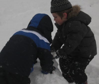 Levi and Ollie  Feb. 2010